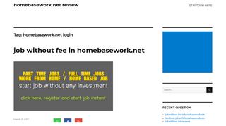 Homebasework.net Login | homebasework.net review