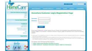 HomeCare-Login - Home Care Industries Inc