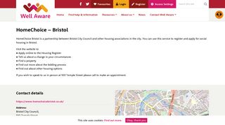 HomeChoice - Bristol - Well Aware