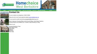 Contact Us - Homechoice West Berkshire