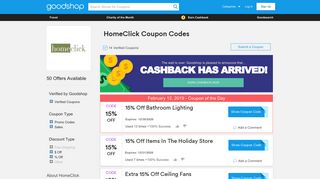 20% Off HomeClick Coupons, Promo Codes, Jan 2019 - Goodshop