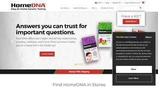 Easy At-Home DNA Testing and Genetic Testing | HomeDNA