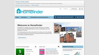 Ashfield & Mansfield Homefinder - Welcome to Homefinder