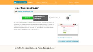 Homefit NICEIC Online (Homefit.niceiconline.com) - NICEIC Online ...