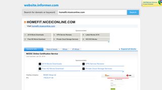 homefit.niceiconline.com at WI. NICEIC Online Certification Service