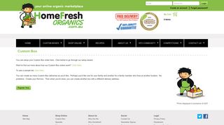 Custom Box - Home Fresh Organics - - AWSNEW