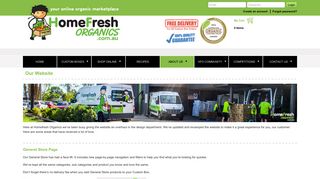 Home Fresh Organics - Our Website - AWSNEW