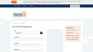 Sign in to My HomeLet | HomeLet
