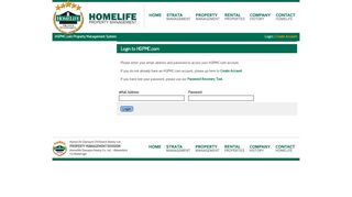 Login - HomeLife Glenayre Property Management