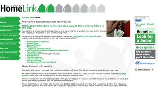 Welcome to Nottingham HomeLink