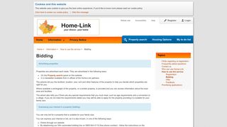 Bidding - Home Link