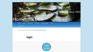 login - HomeLink USA