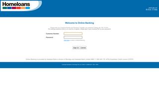 Homeloans Online Banking