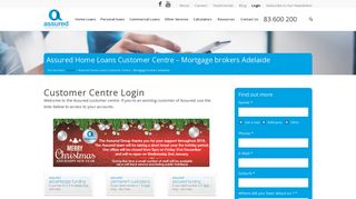 Login - Assured Home Loans Customer Centre | Assured