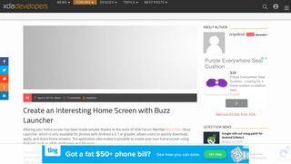 Create an Interesting Home Screen with Buzz Launcher