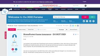 HomeProtect home insurance - DO NOT USE!! - MoneySavingExpert.com ...