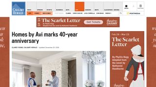 Homes by Avi marks 40-year anniversary | Calgary Herald