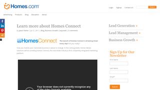 Learn more about Homes Connect - Homes.com