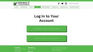 connectproperties | LOG IN - Connect Property Management