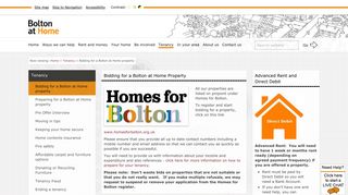 Bidding for a Bolton at Home property - Bolton At Home