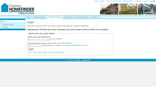 Coventry - Login
