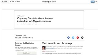 The Home-School Advantage - NYTimes.com - The New York Times