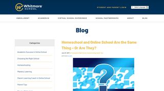 Homeschool and Online School Are the Same Thing - Or Are They ...