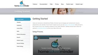 Getting Started - Homeschool Minder - Homeschool Management ...