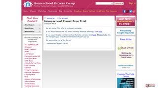Homeschool Planet Free Trial - FREE! for Homeschoolers