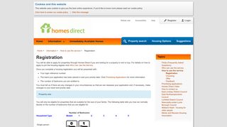 Registration - Homes Direct