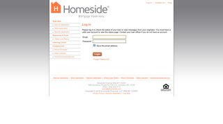 Homeside Financial NMLS# 1124061 : Login