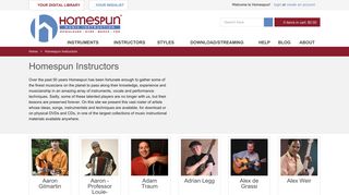 Homespun Instructors | Homespun