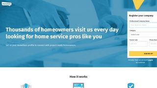 Matching Home Services Pros with Homeowners | HomeStars ...