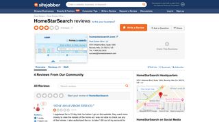 HomeStarSearch Reviews - 4 Reviews of Homestarsearch.com ...