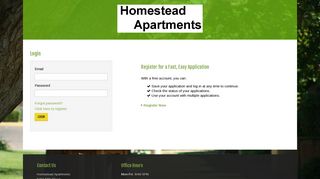 Login to Homestead Apartments to track your account | Homestead ...