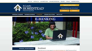 Personal Online Banking - St. Landry Homestead Bank