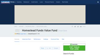 Homestead Funds Value Fund (HOVLX) - US News Money