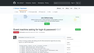 Guest machine asking for login & password · Issue #347 · fideloper ...
