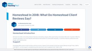 Homestead In 2019: What Do Homestead Client Reviews Say?