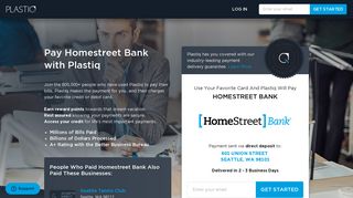 Pay Homestreet Bank with Plastiq