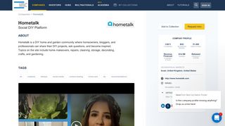 Hometalk Social DIY Platform - Start-Up Nation Finder