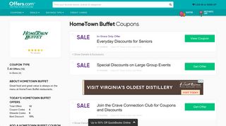 15% off HomeTown Buffet Coupons & Specials (Feb. 2019) - Offers.com