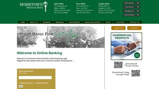 Log In | HomeTown National Bank