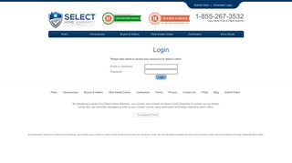 Account Login | Select Home Warranty