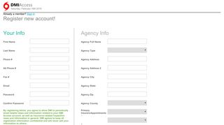 Don Meyler Inspections Agent Portal: Sign Up
