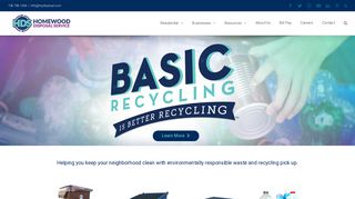 Waste and Recycling Service | Homewood Disposal Service