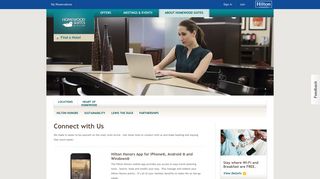 Homewood Suites by Hilton - Phone App and Social Sites