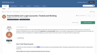 Free hon3yhd.com Login accounts | Tested and Working - Survey ...