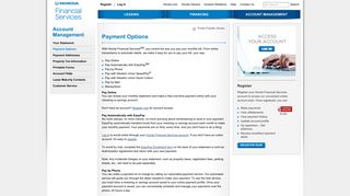 Payment Options - Honda Financial Services