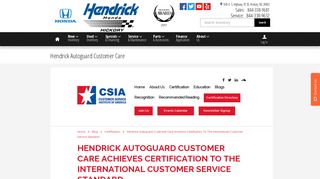 Hendrick Autoguard Customer Care | Hendrick Honda Hickory